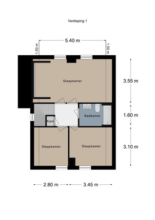 Floorplan - Heerstraat 21, 6285 AN Epen